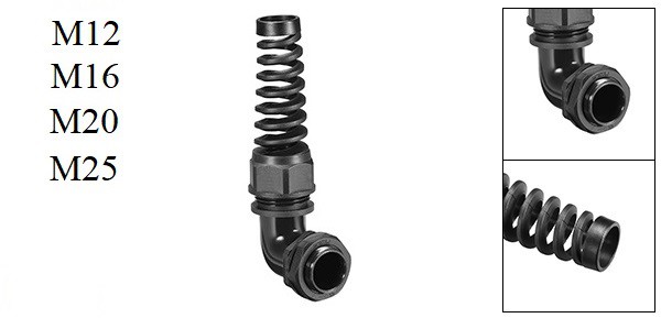 3 spiral cable gland connector