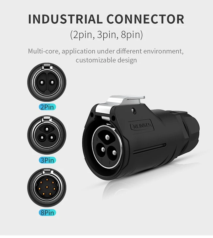 LP-28 M28 3 Pin Male and female 35A plug socket IP65 waterproof power connector (5)