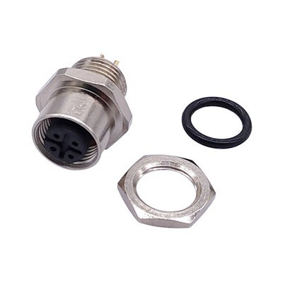 M12 Pcb Mount Connector