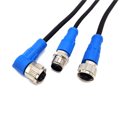 M8 4 Pin Konektor Kabel PUR PVC
